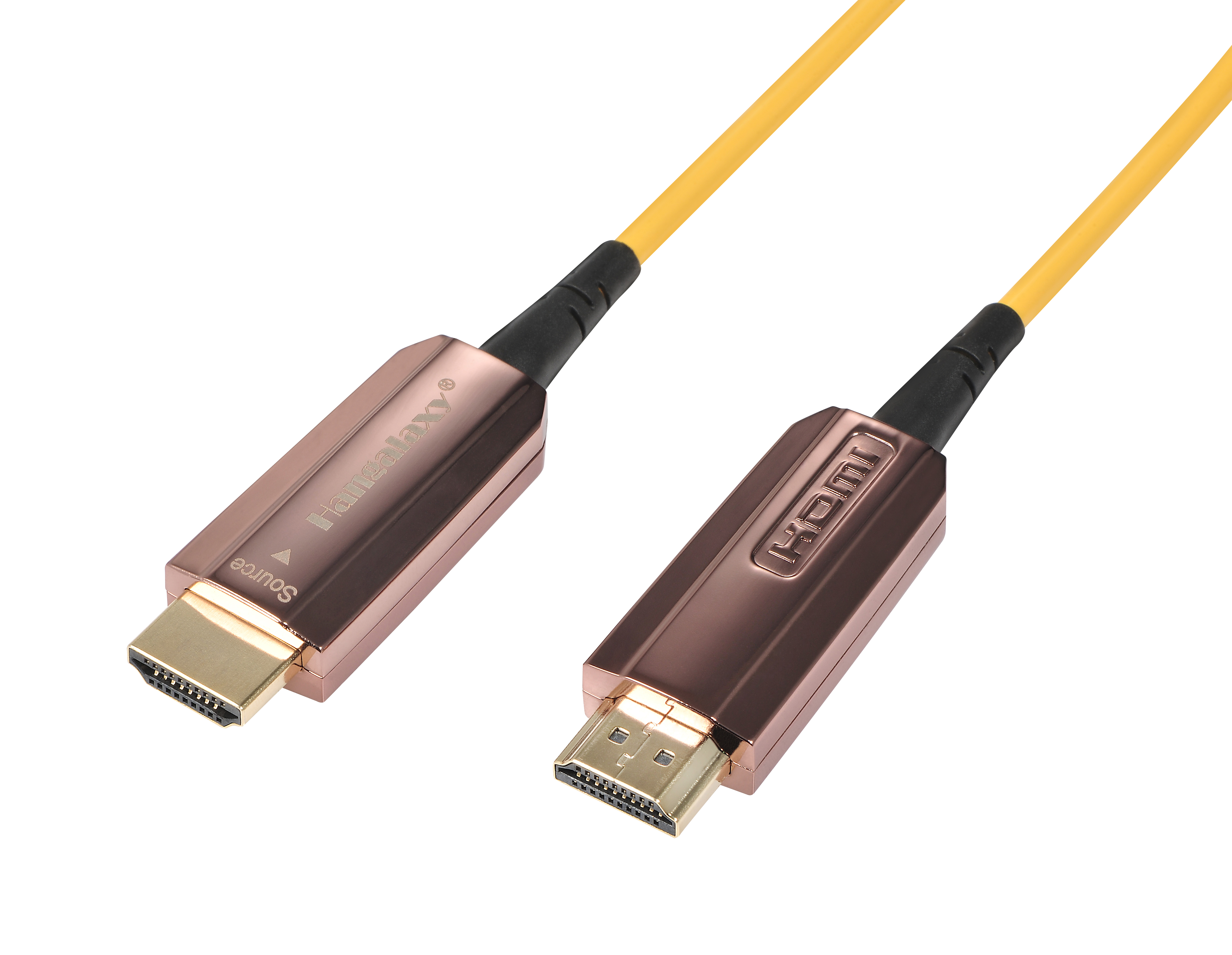 华光昱能HDMI(1.4版)光纤线传4K@30Hz信号15m-300m速率10.2Gbps即插即用强抗干扰4K信号零衰减零迟缓一条线即一套微型传输系统商品主图