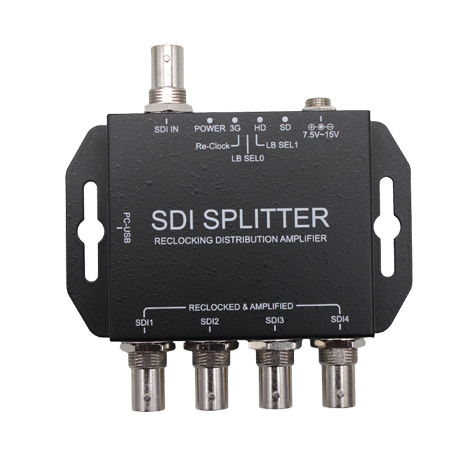 SDI Splitter SDI分配器 SDI一分四 一进四出SDI多路转换器商品主图